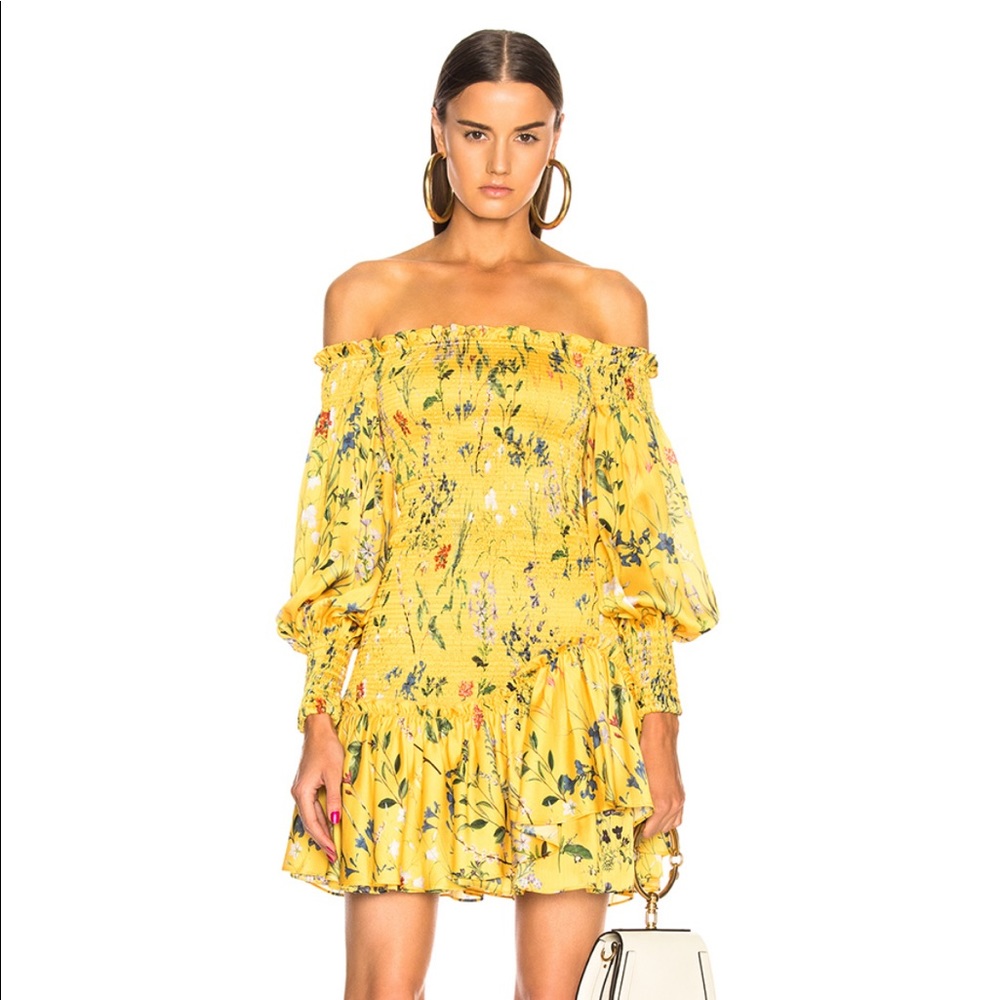 Alexis smocked Gemina dress size medium